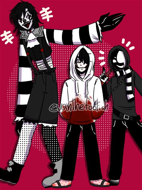 Jeff The Killer And Eyeless Jack And Laughing Jack