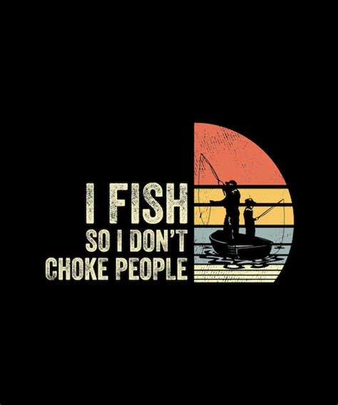 Premium Vector Retro Vintage Style Funny Fishing Tshirt Design