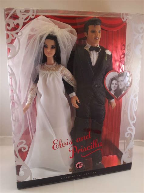 Elvis And Priscilla 2008 Barbie Doll For Sale Online Ebay Celebrity Barbie Dolls Barbie