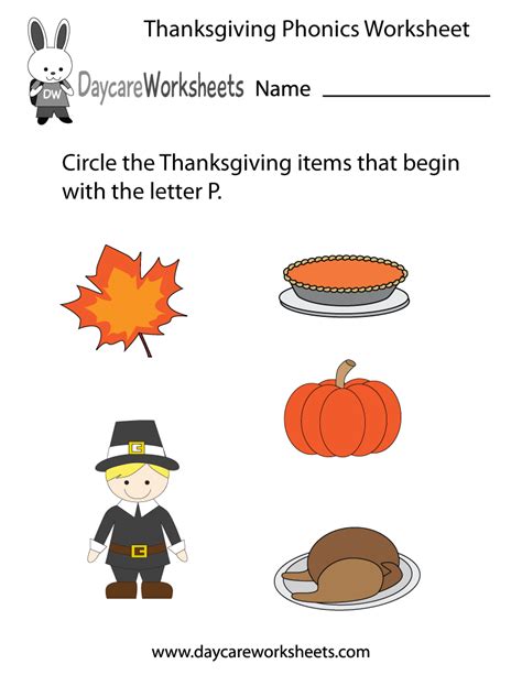 Free Printable Preschool Thanksgiving Worksheets Lexias Blog