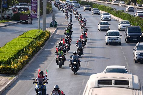 İzmir de Filistin e destek için araç konvoyu oluşturuldu