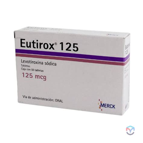 Farmacia Nbio Eutirox 125 Mcg 50 Tabletas Envíos A Todo México