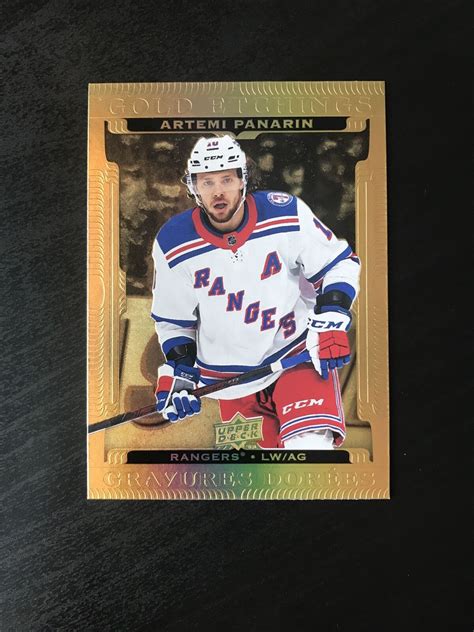 2022 23 Upper Deck Tim Hortons Gold Etchings G 9 Artemi Panarin