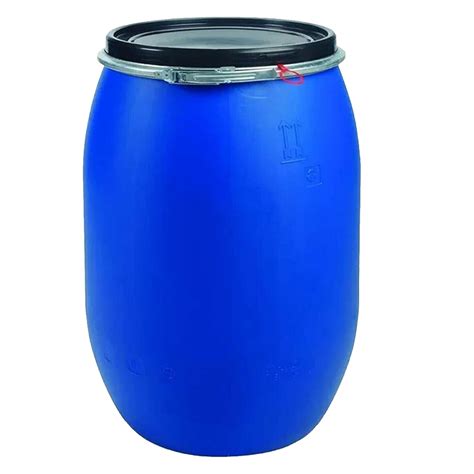 Open Top Plastic Storage Drum Barrel Keg With Lid 30 60 120 Litre