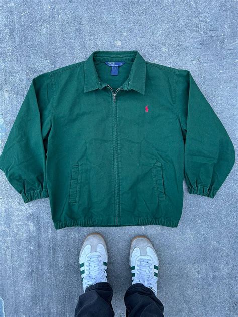 Polo Ralph Lauren Vintage 90s Polo Ralph Lauren Harrington Jacket Grailed