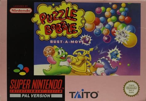 Puzzle Bobble Bust A Move Bit Console Version Box Shot For