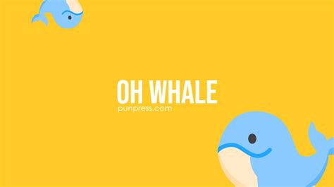 51 Whale Puns That Whale Make You Laugh Punpress