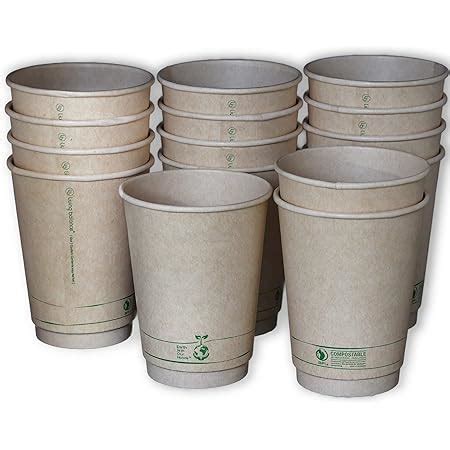 Amazon Oz Certified Compostable Coffee Cups By Living Balance