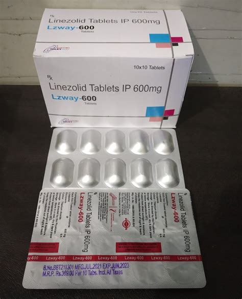 Lzway Tablet Linezolid Tablets Mg At Rs Box In Bhopal Id