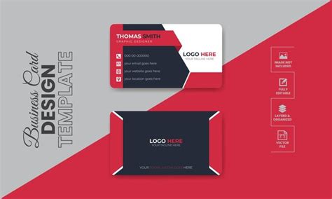 Premium Vector | Professional amp minimalist business card design template or modern visiting ...