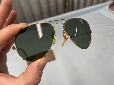 Vintage Ray Ban Bausch And Lomb Aviators Sunglasses H6 Gem