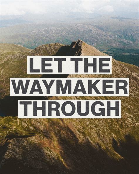 Let The Waymaker Through Sunday Social