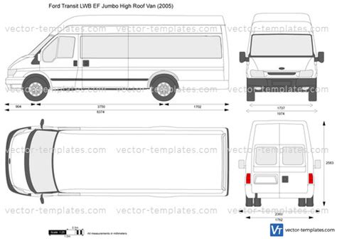 Templates Cars Ford Ford Transit Lwb Ef Jumbo High Roof Van