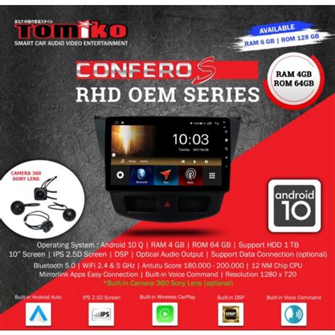 Jual Headunit Android TOMIKO Ultimate 3D 360 Series OEM Wuling Confero