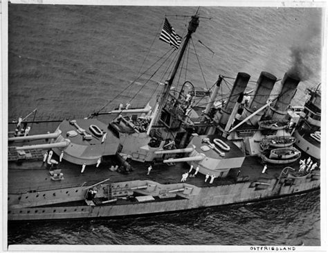 NH 63517 S M S USS OSTFRIESLAND German Battleship 1909