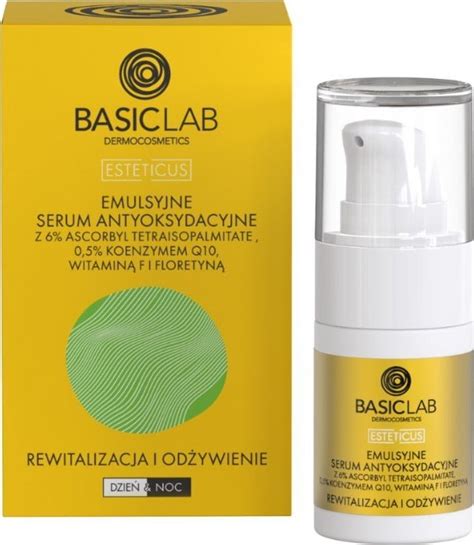 Basiclab Basiclab Emulsyjne Serum Antyoksydacyjne Z Ascorbyl