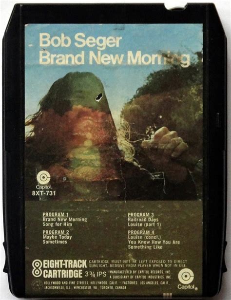 Bob Seger Brand New Morning 8 Track Cartridge Album Discogs