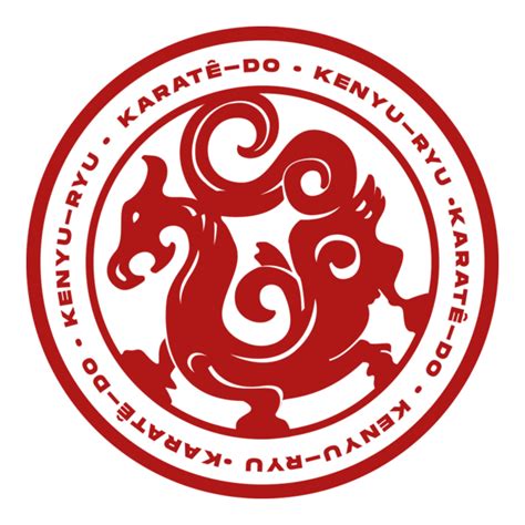 karate kenyu ryu arte logo png vector eps