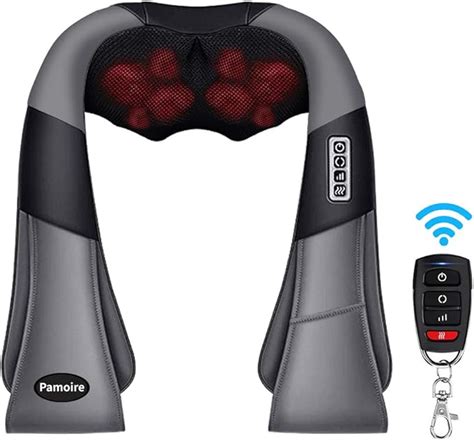 Shiatsu Neck Shoulder Massager Electric Back Massage With Heat Remote Control Deep