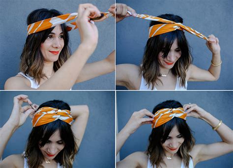 How To Tie A Scarf In Your Hair Learn 4 New Ways To Wear A Scarf