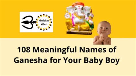 107+ Ganesha Names for Baby Boy | Ganpati Names 👶