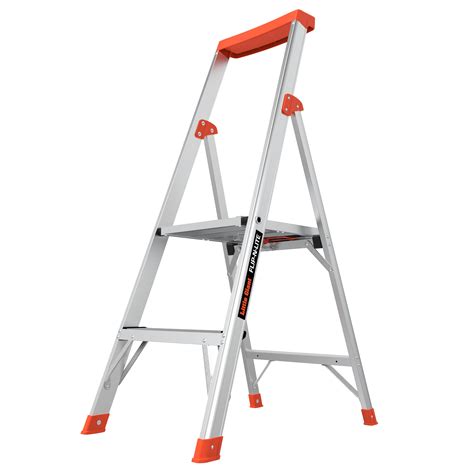 Little Giant Ladder Systems Flip-n-lite 4' Aluminum, Platform 2 Step ...