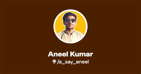 Aneel Kumar Twitter Instagram Facebook TikTok Linktree