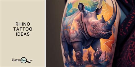 Rhino Tattoo Ideas Tattooclue