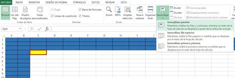 Excel Fijar Filas En La Parte Superior Inmovilizar Filas O Columnas