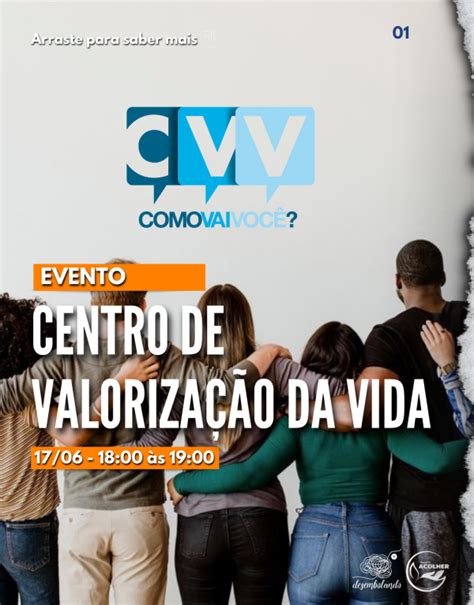 Centro De Valoriza O Da Vida Apoio E Preven O Ao Suic Dio Online