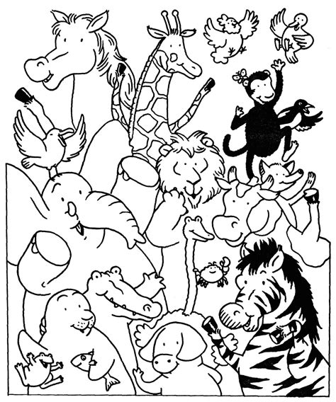 Animaux Sauvages De La Jungle Animaux Coloriages Imprimer