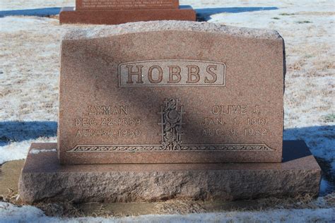 Lyman Hobbs 1859 1950 Mémorial Find A Grave