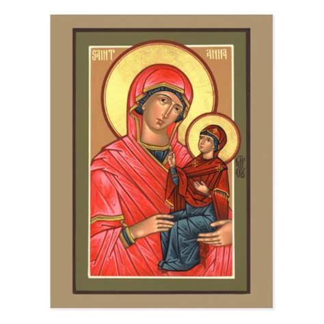 St. Anna Prayer Card | Zazzle