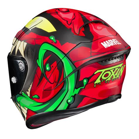 Casco Integrale Rpha Toxin Marvel Mc Sf Hjc Taglia Int M