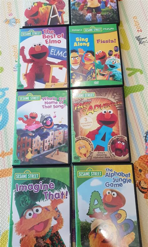 Sesame Street And Elmo Dvds Hobbies Toys Music Media Cds Dvds