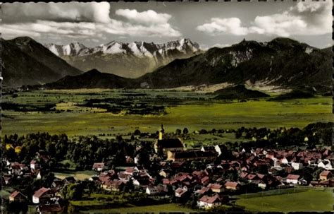 Ansichtskarte Postkarte Murnau Am Staffelsee Panorama Akpool De