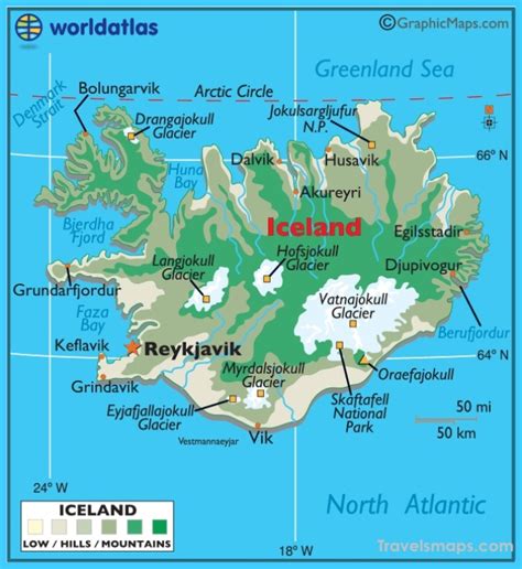 Where is Iceland? - Iceland Map - Map of Iceland - TravelsMaps.Com