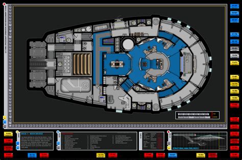 Enterprise NX-01 Refit Bridge Detail Plan