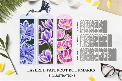 Flowers bookmark svg Flowers bookmarks Flowers Bookmarks