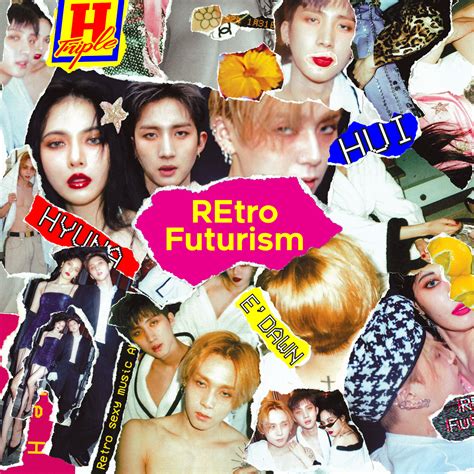 Image - Triple H Retro Futurism digital album cover.png | Kpop Wiki ...