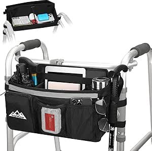 Supregear Walker Basket For Folding Walker Universal Foldable Walker