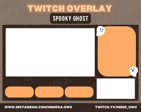 Twitch Halloween Overlay Border For Twitch Streamers Affiliates And