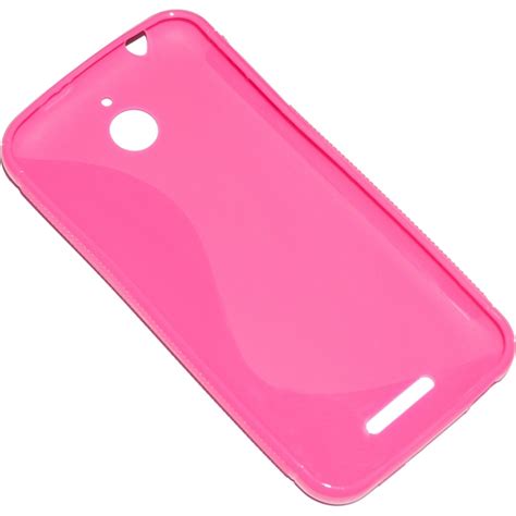 Ssyl Custodia Tpu Silicone Cover Case Per Htc Desire Pink