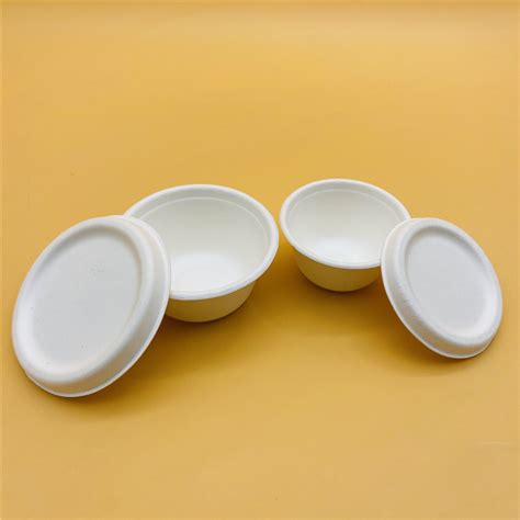 Disposable Bagasse Sauce Dishes For Ketchup Soy China Bagasse