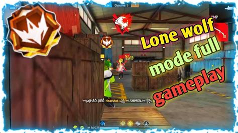 Lone Wolf Mode Full Gameplay 👽 1v1 Lone Wolf Mode Full Gameplay 😍