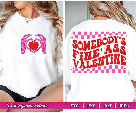 Somebodys Fine Ass Valentine Svg Valentine Day Svg Retro Valentine