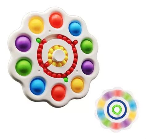 Pop It Fidget Toy Spinner Empurre Pop Bubble Sensorial Toy Venda Em