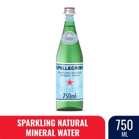 S Pellegrino Sparkling Natural Mineral Water Glass Bottle Oz Kroger