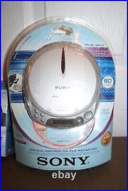 New In Package Sony Walkman Cd Player Atrac Plus Mp D Ne With