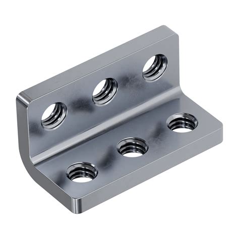 Threaded Steel L Bracket Hole Pack Steplab